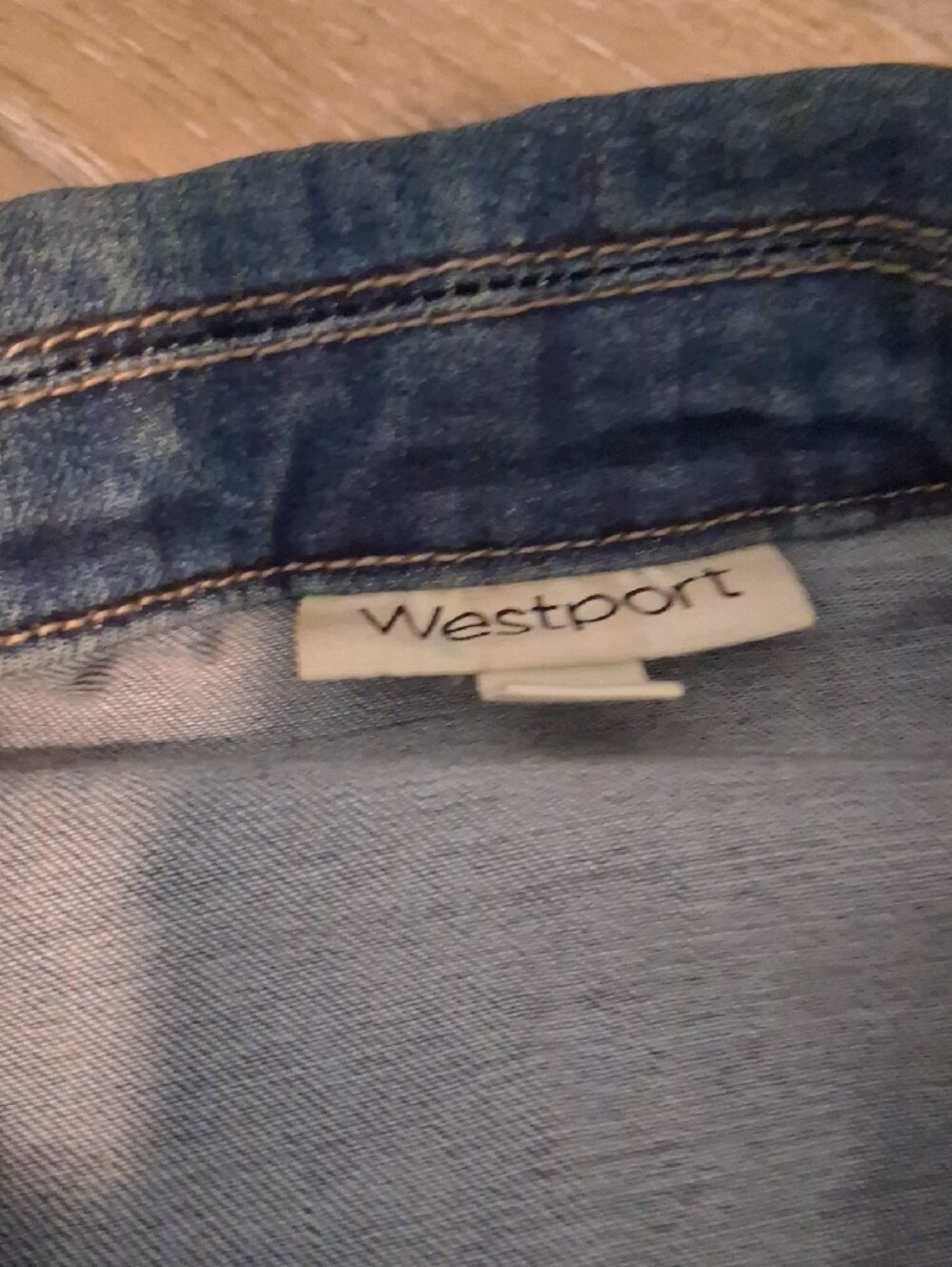 Westport Two-Tone Blue Denim Jacket - Picture 2 of 5